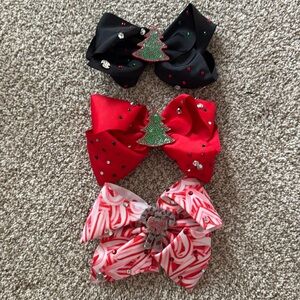 Jojo Siwa Christmas hair bows